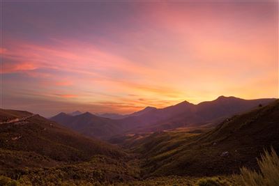 Sonnenaufgang am Robinson Pass